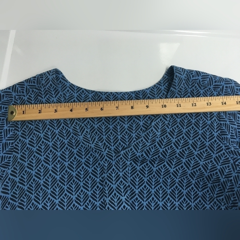 Kaffe Kamarlu Amber women's blue tunic size 38 - Picture 7 of 11